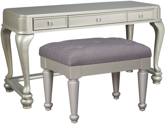 Signature Design by Ashley® Coralayne 2-Piece Gray Youth Vanity Set-0