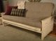 Kodiak Furniture Lexington Taxi Woodsmoke/Weathered White Full Futon with Mattress-1