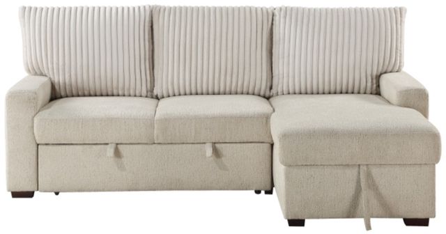 Homelegance® Gallatin 2-Piece Beige/Light Gray Right-Arm Facing Sectional and Chaise-2