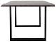 Porter International Designs Manzanita Midnight Dining Table with Black W Base-1