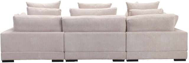 Moe’s Home Collection Tumble Dream 5-Piece Cappuccino L-Shaped Modular Sectional and Ottoman-3