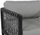 CabanaCoast® Customizable Tate Aluminum/Natural Fiber Outdoor Ottoman-2