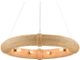 Currey & Company Portmeirion Abaca/Satin Black Chandelier-0