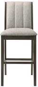 Armen Living Nolan Dark Roast/Slip Gray Bar Stool-1