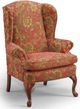 Best® Home Furnishings Customizable Sylvia Wing Back Chair-2