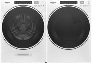Whirlpool White Front Load Laundry Pair