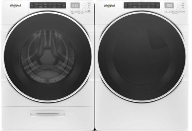 Whirlpool® White Front Load Laundry Pair