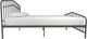 Novogratz Bushwick Gunmetal Gray King Metal Bed-3