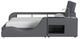 Elements International Valari Gray Full Transformer Bed with Electronics-3