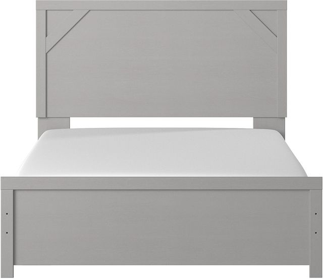 Signature Design by Ashley® Cottonburg Dove Gray King Panel Bed-1