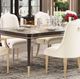 Michael Amini® Malibu Crest Beige/Burnished Gold Side Chair-1