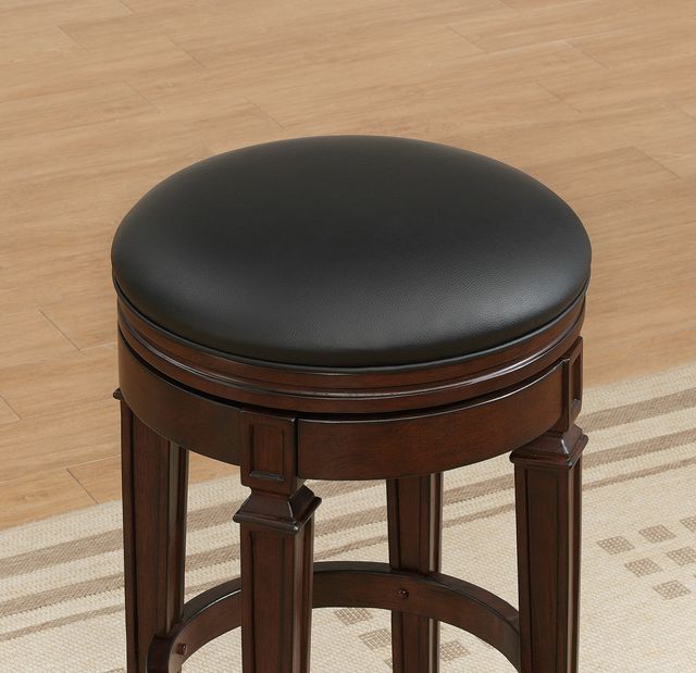 American Heritage Billiards Cambridge Dark Brown/Black Stool-1