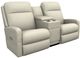 La-Z-Boy® Finley Bone Power Wall Reclining Loveseat with Console and Headrest-0