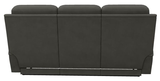La-Z-Boy® Greyson Blue Grey Leather Power Reclining Sofa with Headrest and Lumbar-3