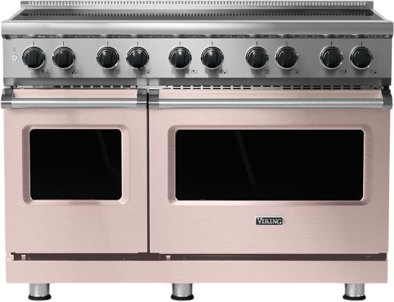 Viking® 5 Series 48" Blush Pro Style Induction Range-0