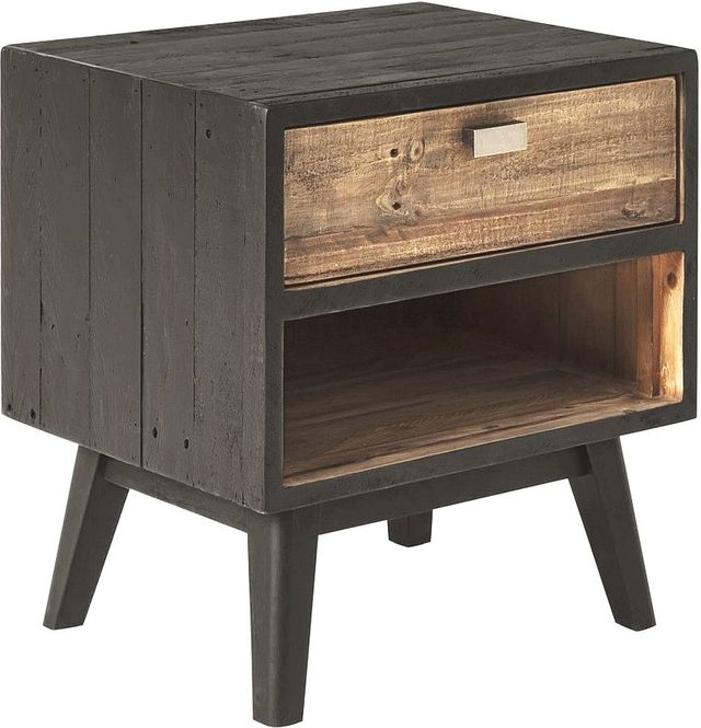 Moe's Home Collection Nova Black/Natural Nightstand-0
