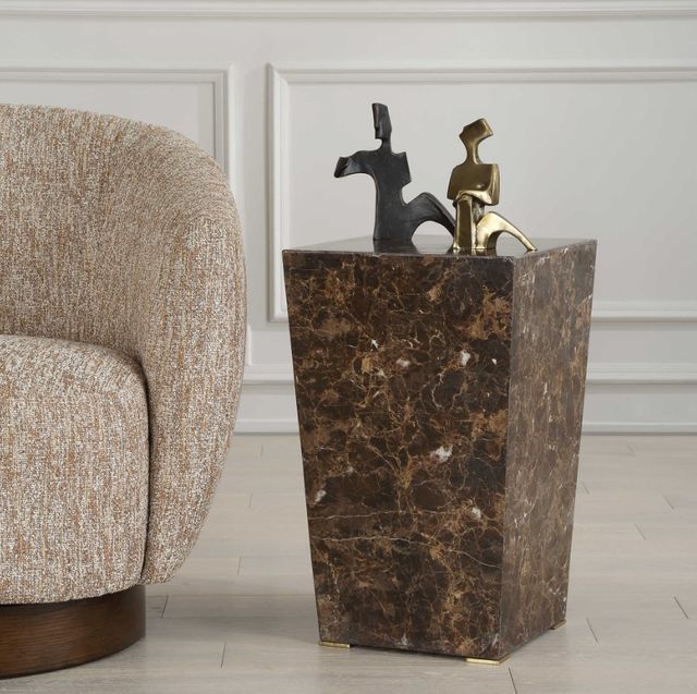 Uttermost® Poe Brown Accent Table-1