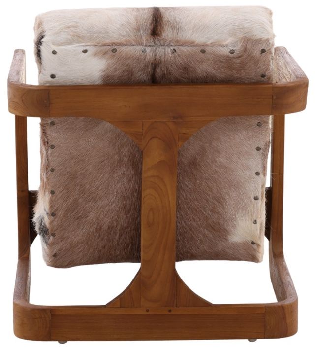 Dovetail Furniture Bautista Brown/Natural Wood Occasional Chair-3