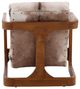 Dovetail Furniture Bautista Brown/Natural Wood Occasional Chair-3