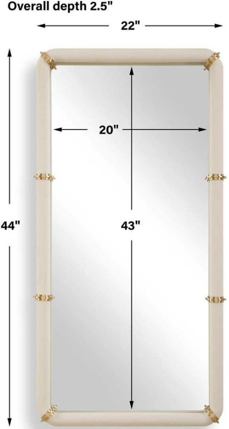 Uttermost® Cyprus White Mirror-2