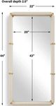 Uttermost® Cyprus White Mirror-2