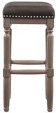 Olliix by Madison Park Cirque 2 Gray Bar Stool Set-1