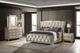 Coaster® Lorient 4-Piece Camel/Ivory California King Upholstered Panel Bedroom Set-1