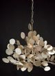 Currey & Company Lunaria Contemporary Silver Leaf Chandelier-4