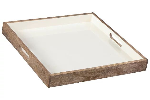 Signature Design by Ashley® Moria Natural/White Tray-2