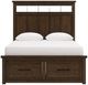 Signature Design by Ashley® Taffenbrook Medium Brown Queen Storage Panel Bed-2