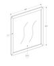 Monarch Specialties Inc. Grey Oak Wall Mirror-2