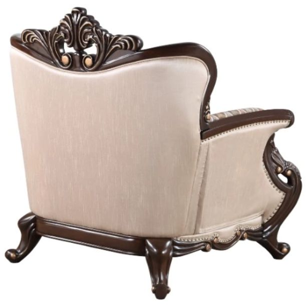 New Classic® Home Furnishings Constantine Beige/Cherry Chair-4