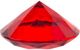 A & B Home Red Round Faux Diamond-1