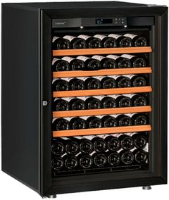 Refroidisseur à vin de 27 po EuroCave® La Première de 74 bouteilles - Noir