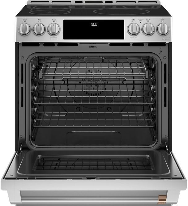 Café™ 30" Stainless Steel Slide In Induction Range-1