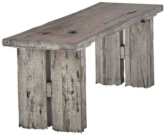 Napa Furniture Design Renewal Weathered Natural Driftwood Dining Bench-0