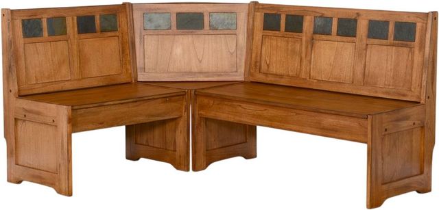 Sunny Designs™ Sedona 4-Piece Rustic Oak Breakfast Nook Set-2
