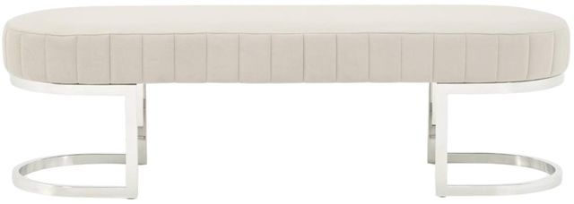 Michael Amini® Orchid Gray Accent Bench-1