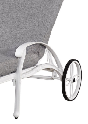 homestyles® Capri White Chaise Lounge-1