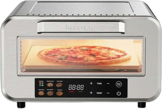 Kenmore® 17" Stainless Steel Indoor Countertop Electric Pizza Oven-0