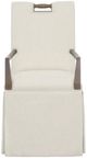Fairfield® Customizable Dining Entree Pull Short Back Skirted Arm Chair-1