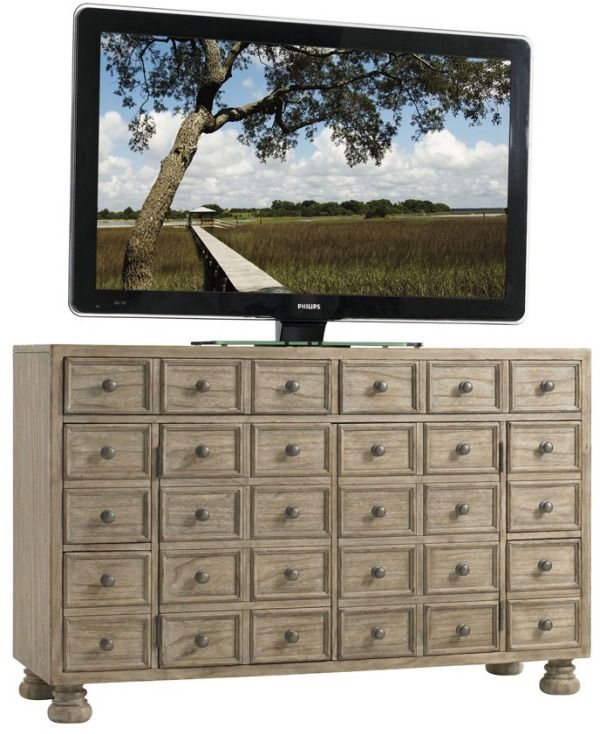 Lexington Home Twilight Bay Andrews Driftwood Media Console-2