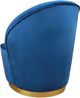 TOV Furniture by TOV Slashed Navy Julia Velvet Junior Chair-2