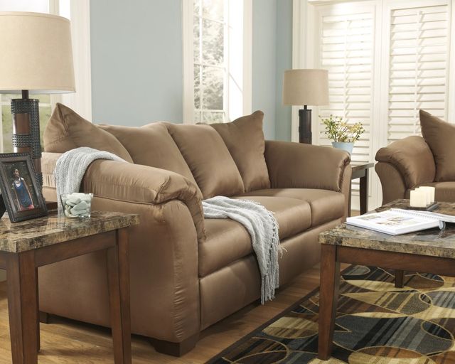 Signature Design by Ashley® Darcy Mocha Sofa-4