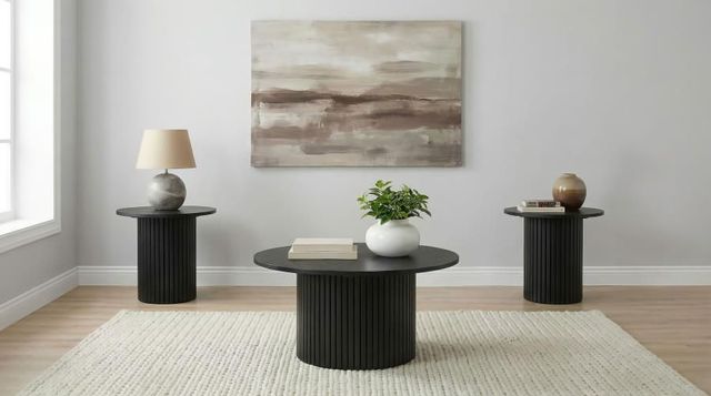 Coaster® Hamlyn 3-Piece Black Occasional Table Set-1