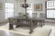 Elements International Stone 6-Piece Smokey Walnut Dining Set-1