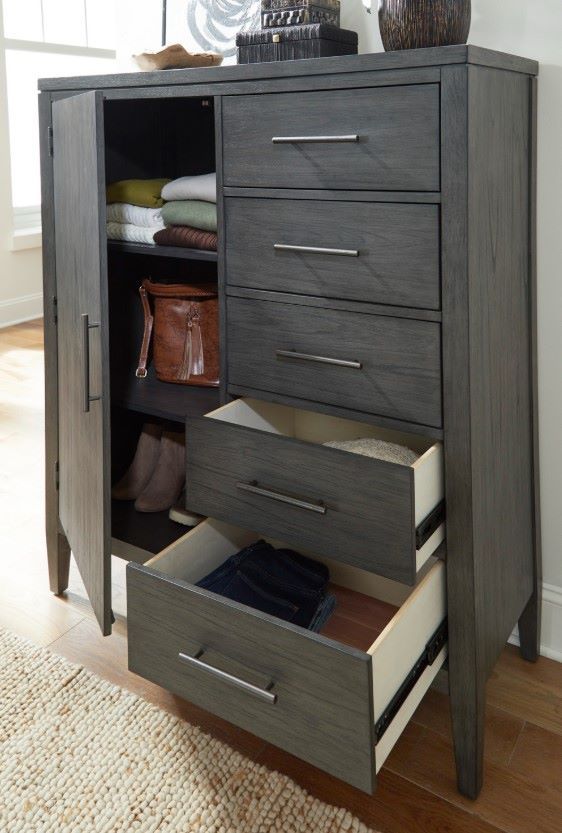 aspenhome® Preston Urbane Gray Door Chest-3