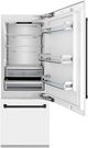 ZLINE Autograph Edition 30" 16.1 Cu. Ft. White Matte Built-In Bottom Freezer Refrigerator-2
