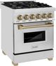 ZLINE Autograph Edition 24" Stainless Steel Pro Style Dual Fuel Range-3