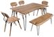 Jofran Inc. Nature's Edge 6-Piece Natural Dining Set-0